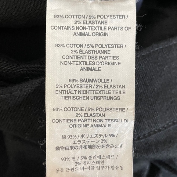 J. Crew Black Toothpick Jeans Size 28 NWT Stretch Denim - Picture 9 of 9